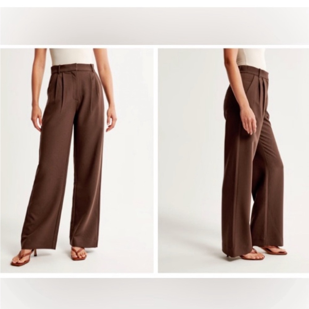 Abercrombie Tailored Wide Leg Trousers